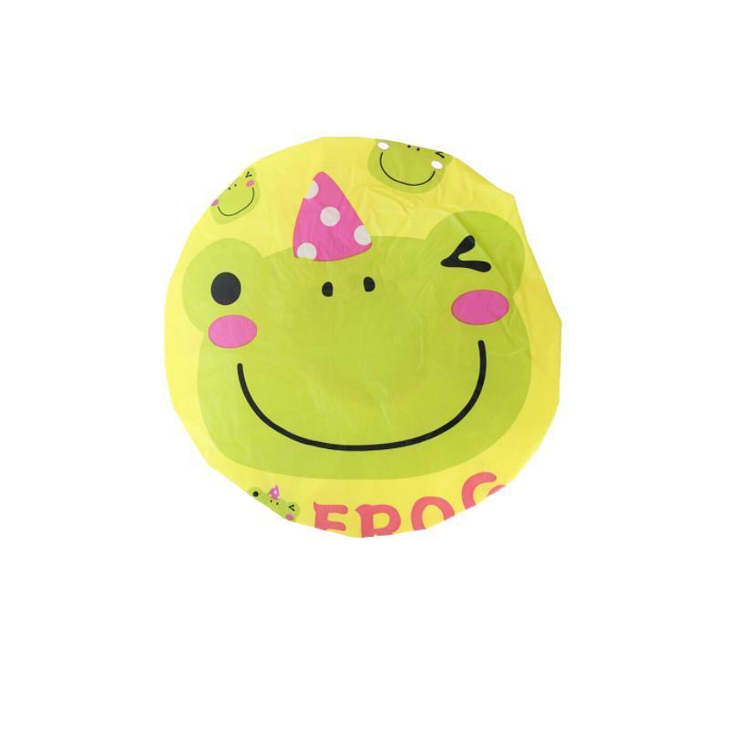 Reusable Women Girls Hair Wrap Waterproof Shower Bath Shower Cap Hat - Monkey V528-SHOWERCAP-MONKEY-1PC-544534
