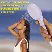 Pet Shower Spray Hose Single Tap Sink Bath Washing Holder Dog Head Attachment V528-SHOWERHEAD-465467