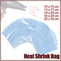 100X Heat Shrink PVC Bags Wrap Film for Gift Crafts & Soap - 16x24cm V528-SHRINKBAG-100PCS-16-24CM-365240