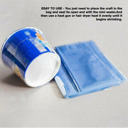 100X Heat Shrink PVC Bags Wrap Film for Gift Crafts & Soap - 16x24cm V528-SHRINKBAG-100PCS-16-24CM-365240