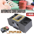 2 Deck Automatic Card Shuffler for Poker Casino Home Game Use V528-SHUFFLER-65253