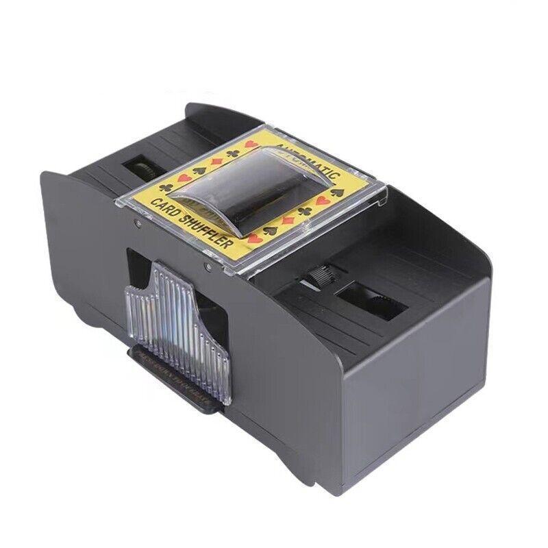 2 Deck Automatic Card Shuffler for Poker Casino Home Game Use V528-SHUFFLER-65253