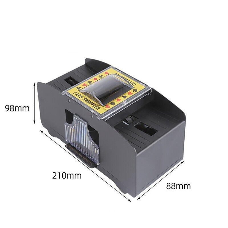 2 Deck Automatic Card Shuffler for Poker Casino Home Game Use V528-SHUFFLER-65253
