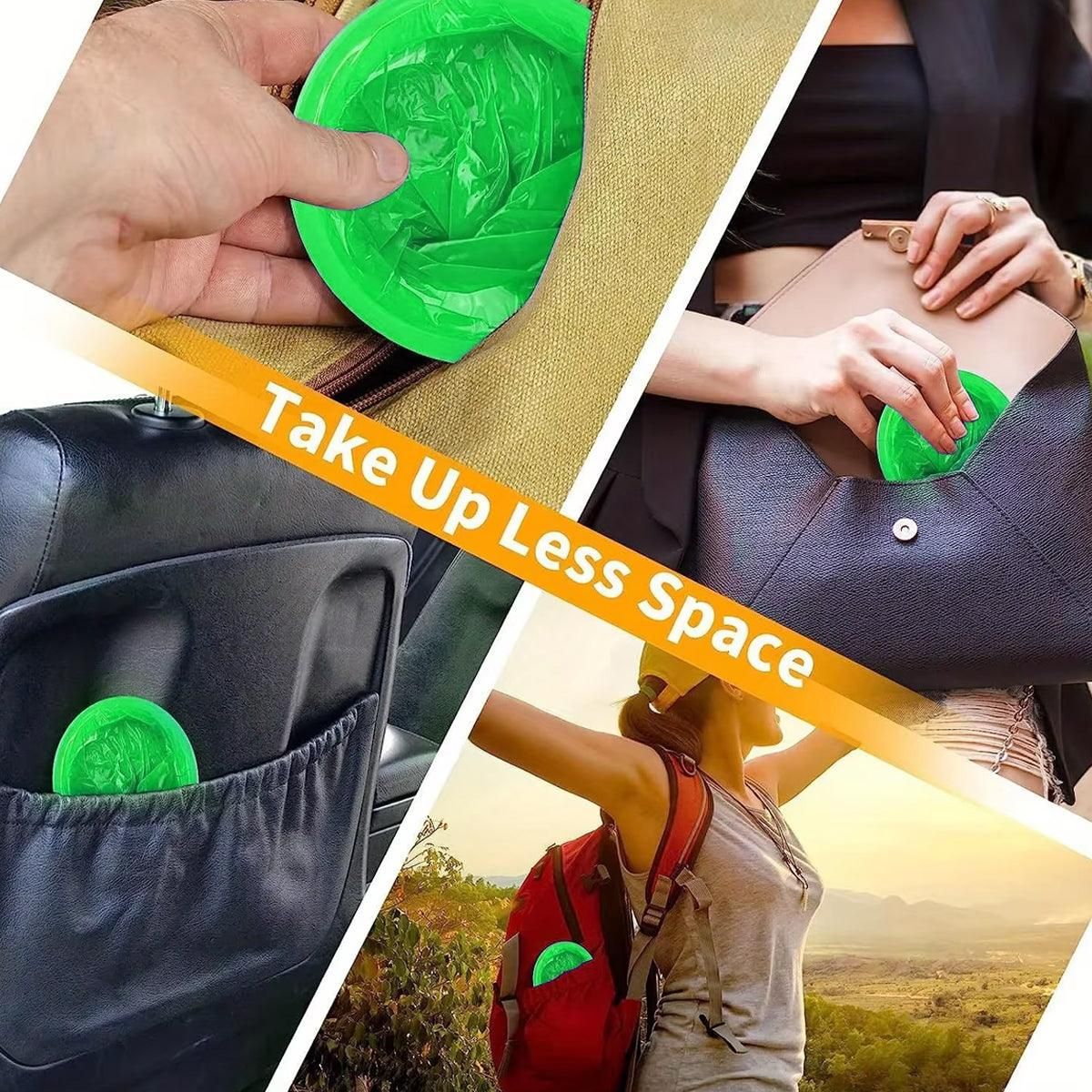 50PCS Motion Sickness Bags Portable Car Travel Vomit Bags for Morning Nausea V528-SICKNESS-BAG-GREEN-50PCS-615235