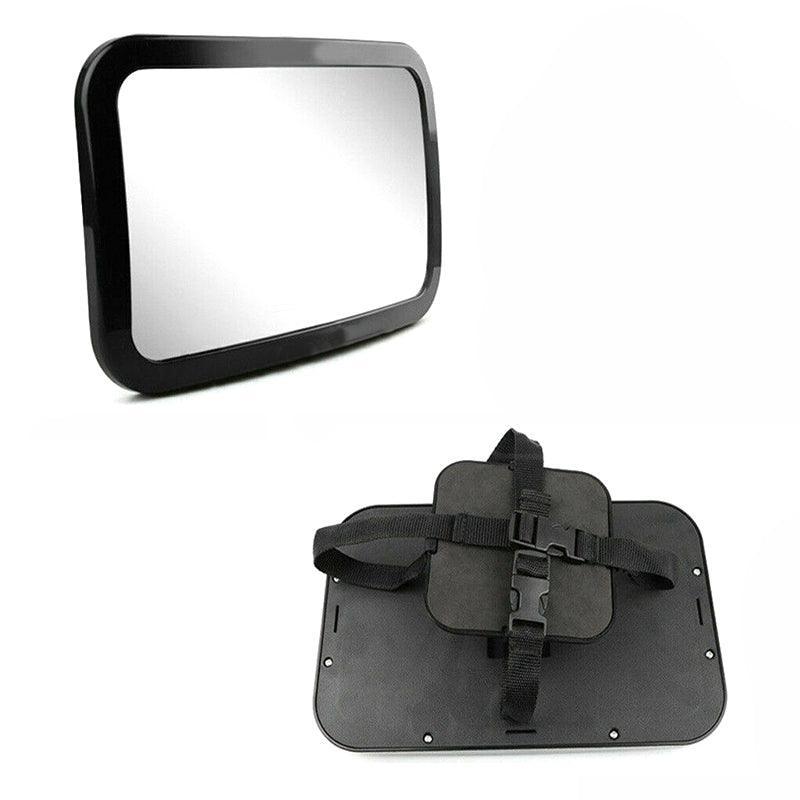 Car Rear Facing Mirror for Little Ones Travel Use Back View Organizer V528-SIGHTGLASS-BLACK-98617
