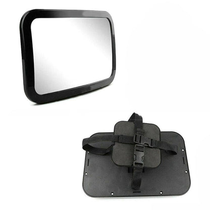 Car Rear Facing Mirror for Little Ones Travel Use Back View Organizer V528-SIGHTGLASS-BLACK-98617
