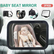Car Rear Facing Mirror for Little Ones Travel Use Back View Organizer V528-SIGHTGLASS-BLACK-98617