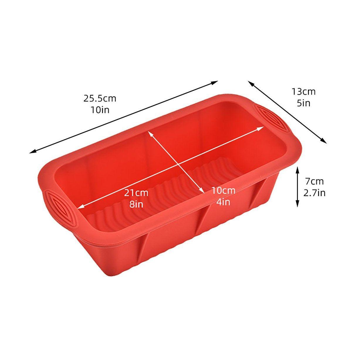 High Temperature Resistant Rectangular Silicone Cake Mold Baking Pan for Kitchen - Blue V528-SILICONE-BAKING-SHEET-BLUE-985556