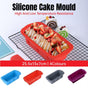 High Temperature Resistant Rectangular Silicone Cake Mold Baking Pan for Kitchen - Grey V528-SILICONE-BAKING-SHEET-GREY-430897