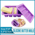 Silicone Butter Mould Nonstick Paste Mould Reusable Baking Tool for Kitchen Use V528-SILICONE-CASE-PURPLE-996325