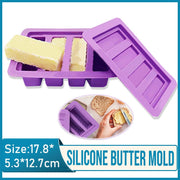 Silicone Butter Mould Nonstick Paste Mould Reusable Baking Tool for Kitchen Use V528-SILICONE-CASE-PURPLE-996325