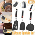 3PCS Silicone Spatula Kitchenware Silicone Cooking Spatula Kitchen Tool Set V528-SILICONE-COOKWARE-3PCS-361131