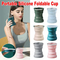 Silicone Folding Travel Mug Portable Retractable Collapsible Mug Outdoor Camping - Sakura Pink V528-SILICONE-CUP-PINK-723357