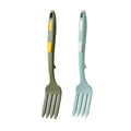 2PCS Silicone Heat Resistant Flexible Cooking Forks Dishwasher Safe Kitchen - Blue-Green V528-SILICONE-FORK-BLUE-GREEN-2PCS-259971