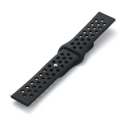 22mm 20mm Silicone Sports Watch Band for Samsung Huawei Huami Two-Tone Strap - 20mm-White V528-SILICONE-STRAP-20MM-WHITE-662728