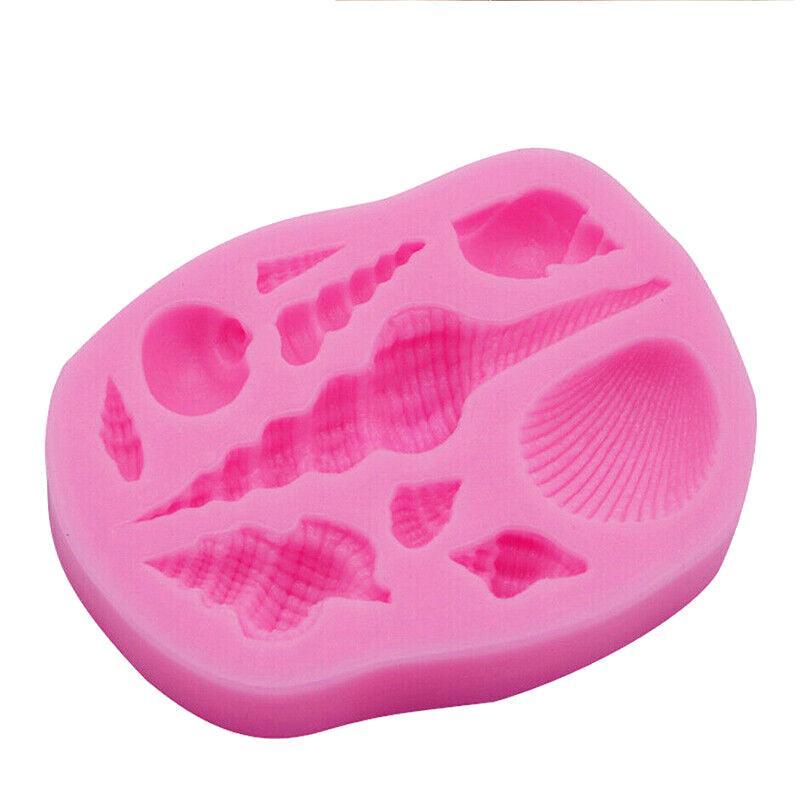 Mermaid Tail Sea Shell Silicone Cake Fondant Sugarcraft Mould Chocolate Mold - Hexagon V528-SILICONEMOLD-HEAGON-432542