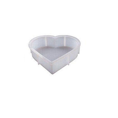New Large Crystal Epoxy Resin Mold Geometry Cube Specimen Love Heart Round Mould - Heart V528-SILICONEMOLD-HEART-81695