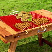 Tray Oven Pan Baking Mat Mould Sheet Liner Non-Stick Silicone Cook Pyramid V528-SILICONEPAD-RED-15859