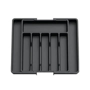 Expandable Cutlery Organizer Adjustable Silverware Drawer Storage Box Tray V528-SILVER-CASE-BLACK-159299