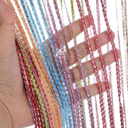Tassel Decoration Fly Screen Panel Room Door Curtain Divider Window Bead String V528-SILVER-CURTAIN-MULTICOLOR-590674