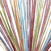 Tassel Decoration Fly Screen Panel Room Door Curtain Divider Window Bead String V528-SILVER-CURTAIN-MULTICOLOR-590674