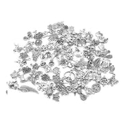 100Pcs Tibetan Silver Mixed Charms - DIY Jewelry Crafting Pendants V528-SILVERMICHARM-2-503925