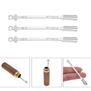 6X Mini Powder Ladle Scoop Mini Spoon Spatula Metal Shovel Silver color Spoon V528-SILVERSPOON-6PCS-186166