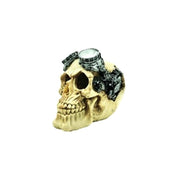 Artificial Fake Skull Head Bone Aquarium Ornament Fish Tank Decoration - Pirate V528-SIMULATIONSKULL-PIRATE-388969