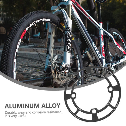 Round Bicycle Gear Disc Cover Single Speed Wheel Protection Shield for Bike Use V528-SINGLE-DISC-COVER-BLACK-607485