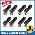 8 Pack 18650 Single Battery Holder Case Rechargeable 18650 Wire Lead Lithium V528-SINGLEBATTERYHOLDER-8-669051