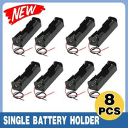 8 Pack 18650 Single Battery Holder Case Rechargeable 18650 Wire Lead Lithium V528-SINGLEBATTERYHOLDER-8-669051