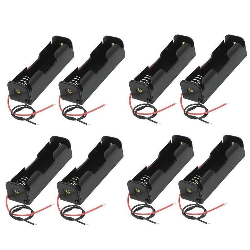 8 Pack 18650 Single Battery Holder Case Rechargeable 18650 Wire Lead Lithium V528-SINGLEBATTERYHOLDER-8-669051