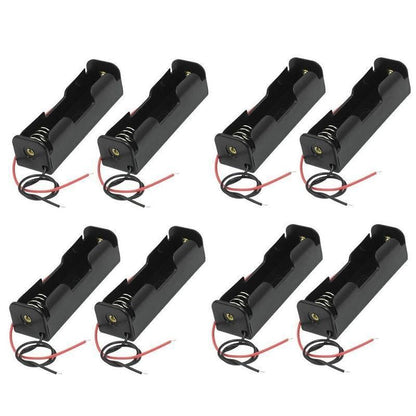 8 Pack 18650 Single Battery Holder Case Rechargeable 18650 Wire Lead Lithium V528-SINGLEBATTERYHOLDER-8-669051