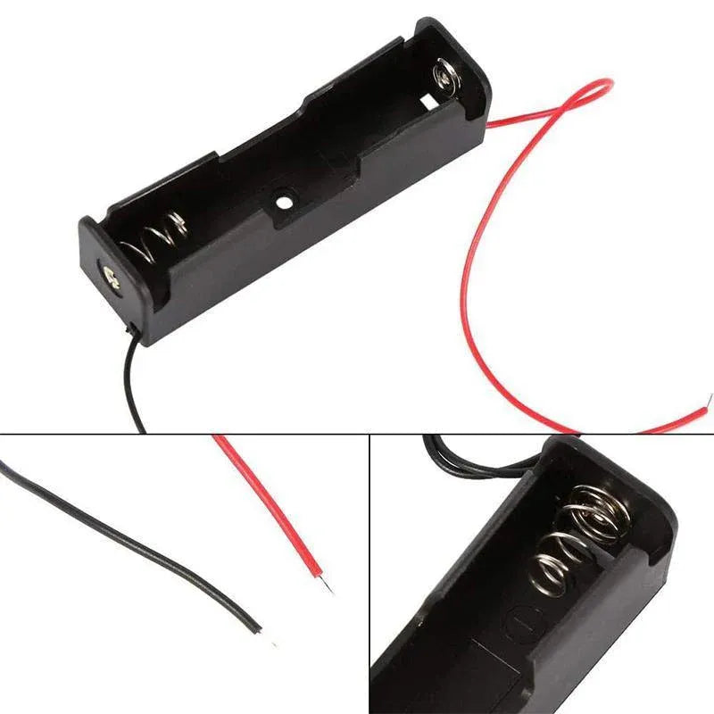 8 Pack 18650 Single Battery Holder Case Rechargeable 18650 Wire Lead Lithium V528-SINGLEBATTERYHOLDER-8-669051