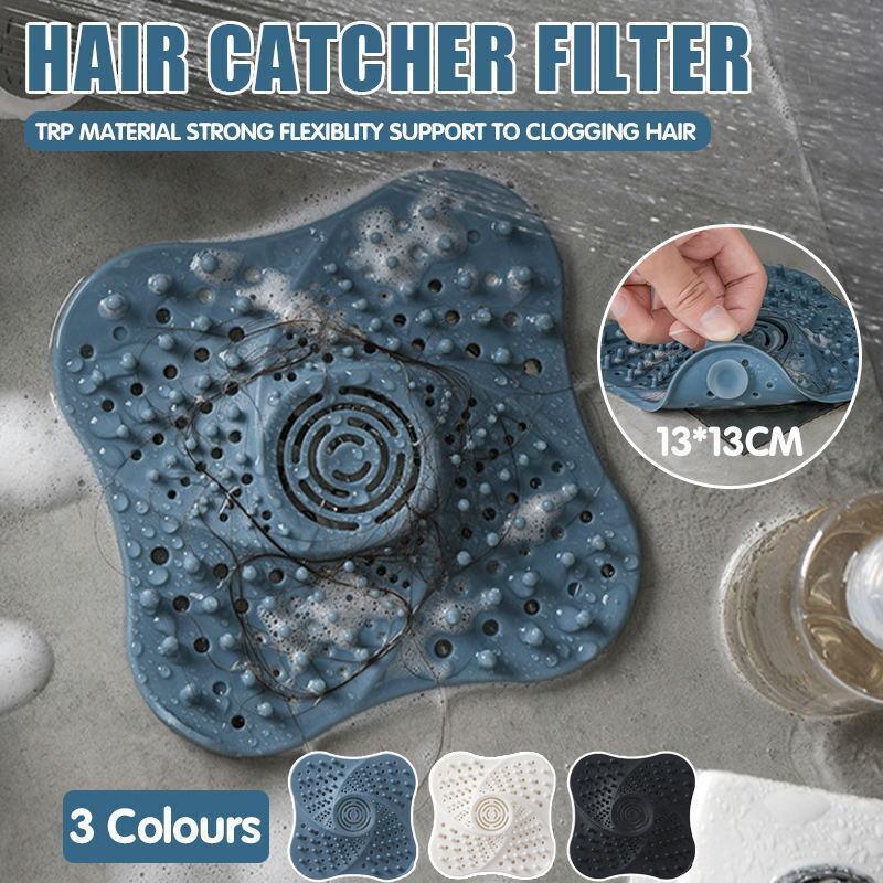 Sink Trap Filter Hair Catcher Shower Bath Cover Basin Stopper Drain Strainer - Black V528-SINKTRAPFILTER-BLACK-432421
