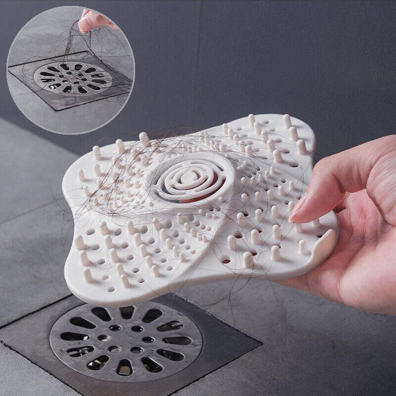 Sink Trap Filter Hair Catcher Shower Bath Cover Basin Stopper Drain Strainer - Black V528-SINKTRAPFILTER-BLACK-432421