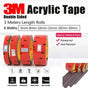 Vehicle 3M Strong Permanent Double Sided Super Sticky Versatile Roll Tape Craft - 8mm V528-SIZE-8MM-QTY-1ROLL70312