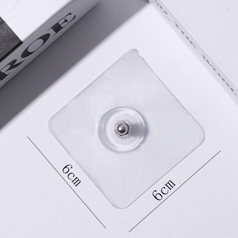 10X Punch-Free Adhesive Wall Hanging Hooks - 8mm V528-SIZE-8MM90385