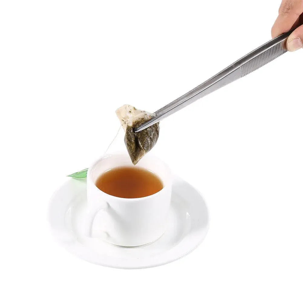 Kitchen Tweezers Silver Garden Tweezer For Professional Use Craft Home Long Au - CR 20cm V528-SIZE-CR20CM28834