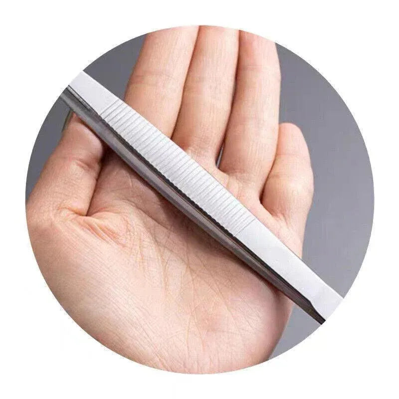Kitchen Tweezers Silver Garden Tweezer For Professional Use Craft Home Long Au - CR 25cm