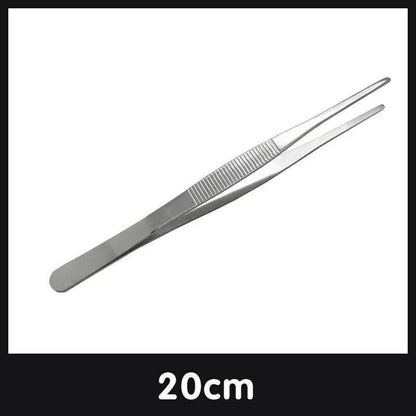 Kitchen Tweezers Silver Garden Tweezer For Professional Use Craft Home Long Au - CR 25cm V528-SIZE-CR25CM87938