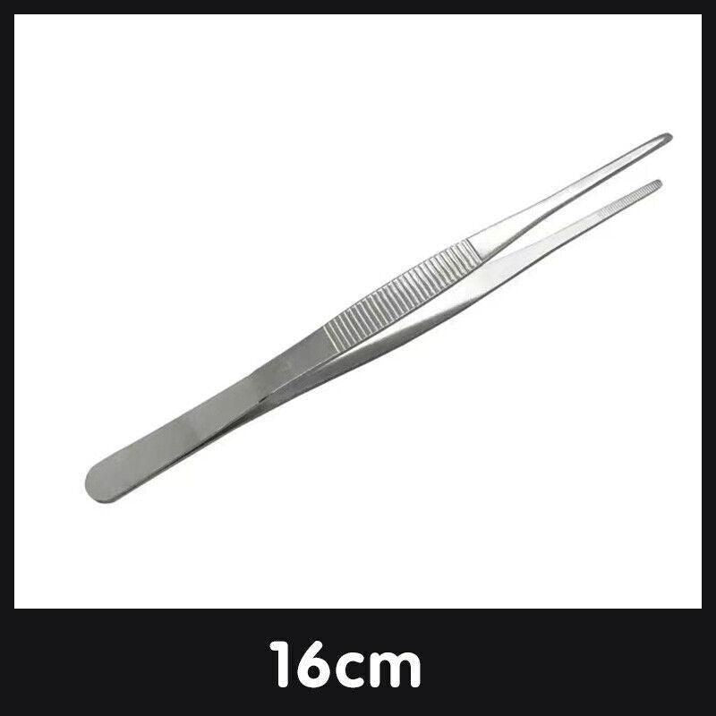 Kitchen Tweezers Silver Garden Tweezer For Professional Use Craft Home Long Au - CR 30cm V528-SIZE-CR30CM77319