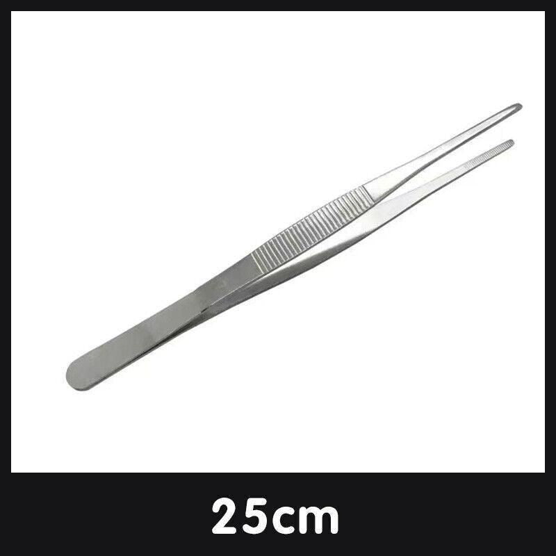 Kitchen Tweezers Silver Garden Tweezer For Professional Use Craft Home Long Au - CR 30cm V528-SIZE-CR30CM77319
