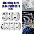 7 Rolls Clothing Size Label Sticker 1Inch Round Size Sticker Labels Self Adhesive V528-SIZE-LABEL-7ROLL-107459