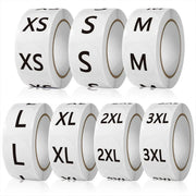 7 Rolls Clothing Size Label Sticker 1Inch Round Size Sticker Labels Self Adhesive V528-SIZE-LABEL-7ROLL-107459