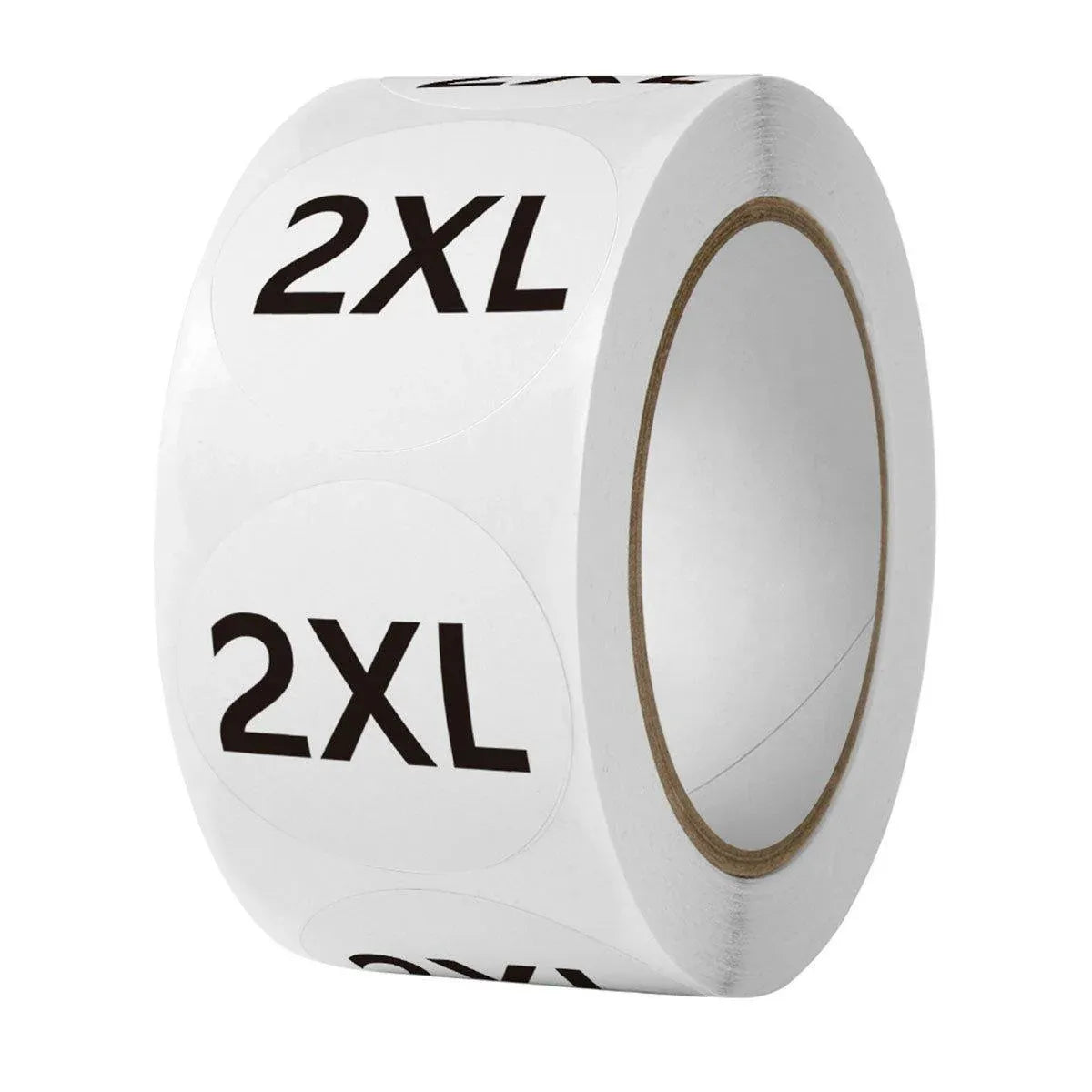 7 Rolls Clothing Size Label Sticker 1Inch Round Size Sticker Labels Self Adhesive V528-SIZE-LABEL-7ROLL-107459