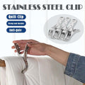 Large Stainless Steel Clothes Pegs Hanging Clip Laundry Windproof Clamp - 9cm *16 PCS V528-SIZEANDQTY-9CM-16PCS23286