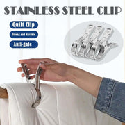 Large Stainless Steel Clothes Pegs Hanging Clip Laundry Windproof Clamp - 9cm *16 PCS V528-SIZEANDQTY-9CM-16PCS23286