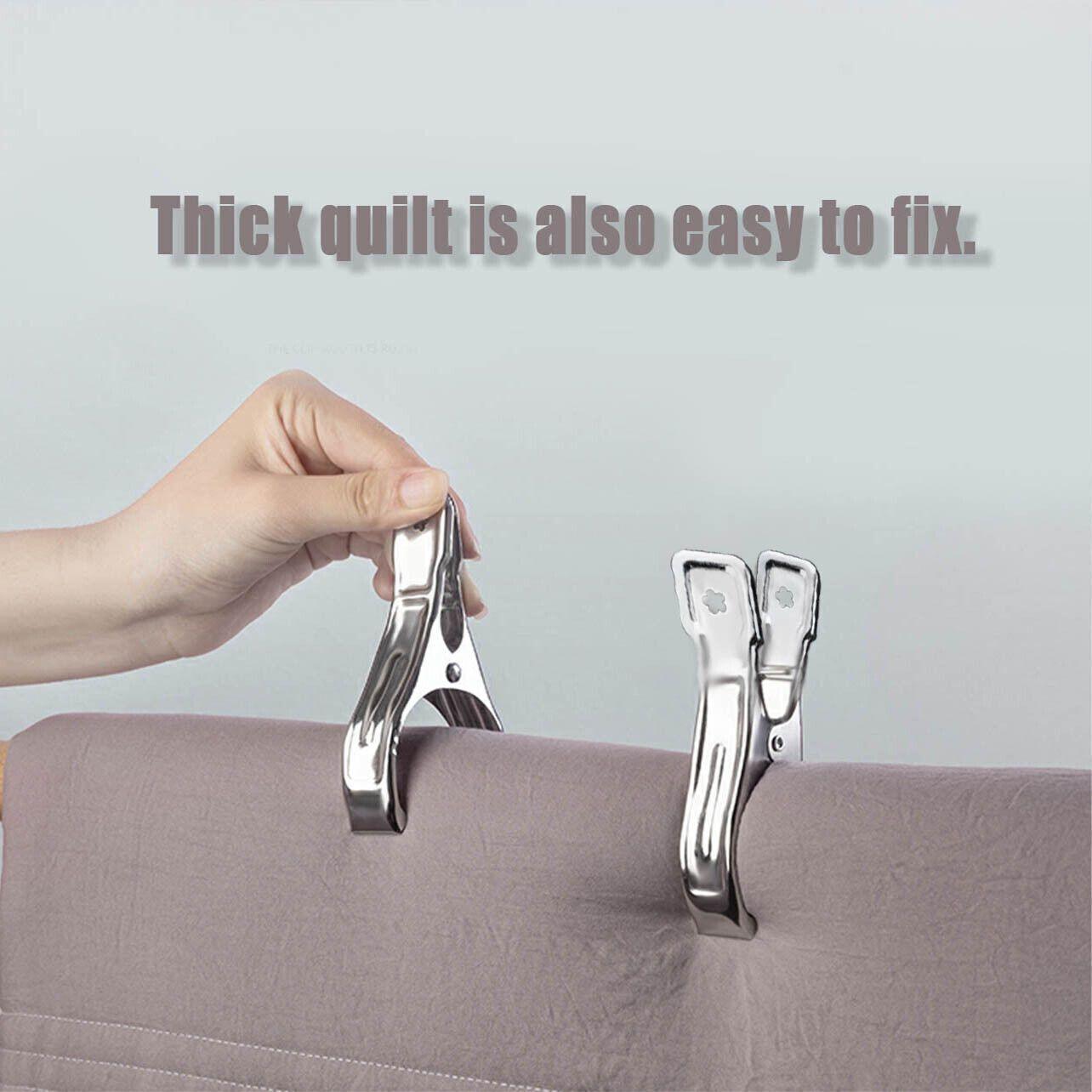 Large Stainless Steel Clothes Pegs Hanging Clip Laundry Windproof Clamp - 9cm *16 PCS V528-SIZEANDQTY-9CM-16PCS23286