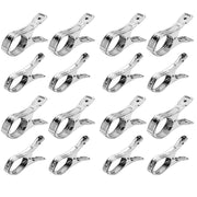 Large Stainless Steel Clothes Pegs Hanging Clip Laundry Windproof Clamp - 9cm *16 PCS V528-SIZEANDQTY-9CM-16PCS23286